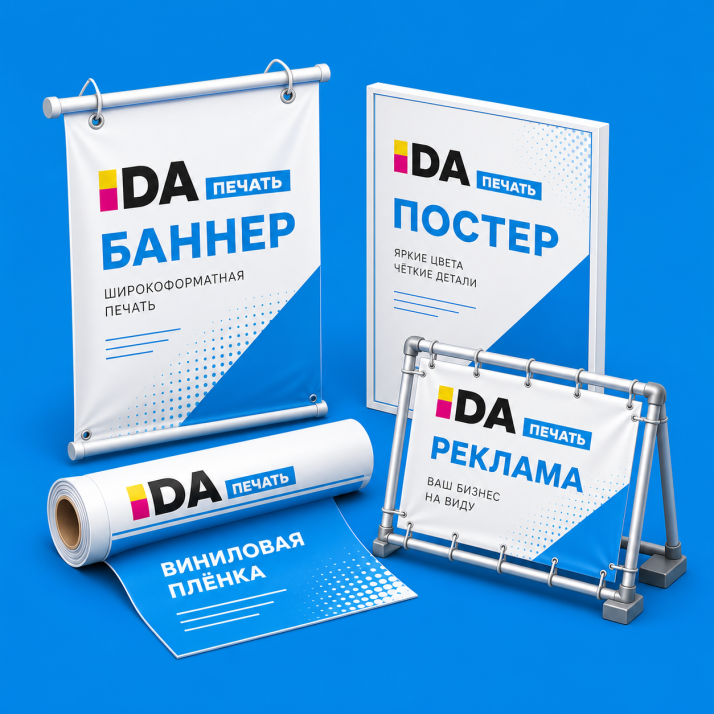 Широкоформатная и интерьерная печать
