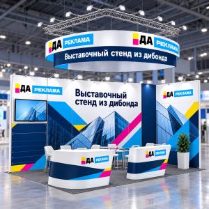 Выставочный стенд из дибонда