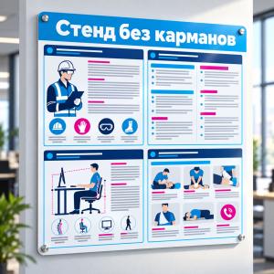 Стенд без карманов